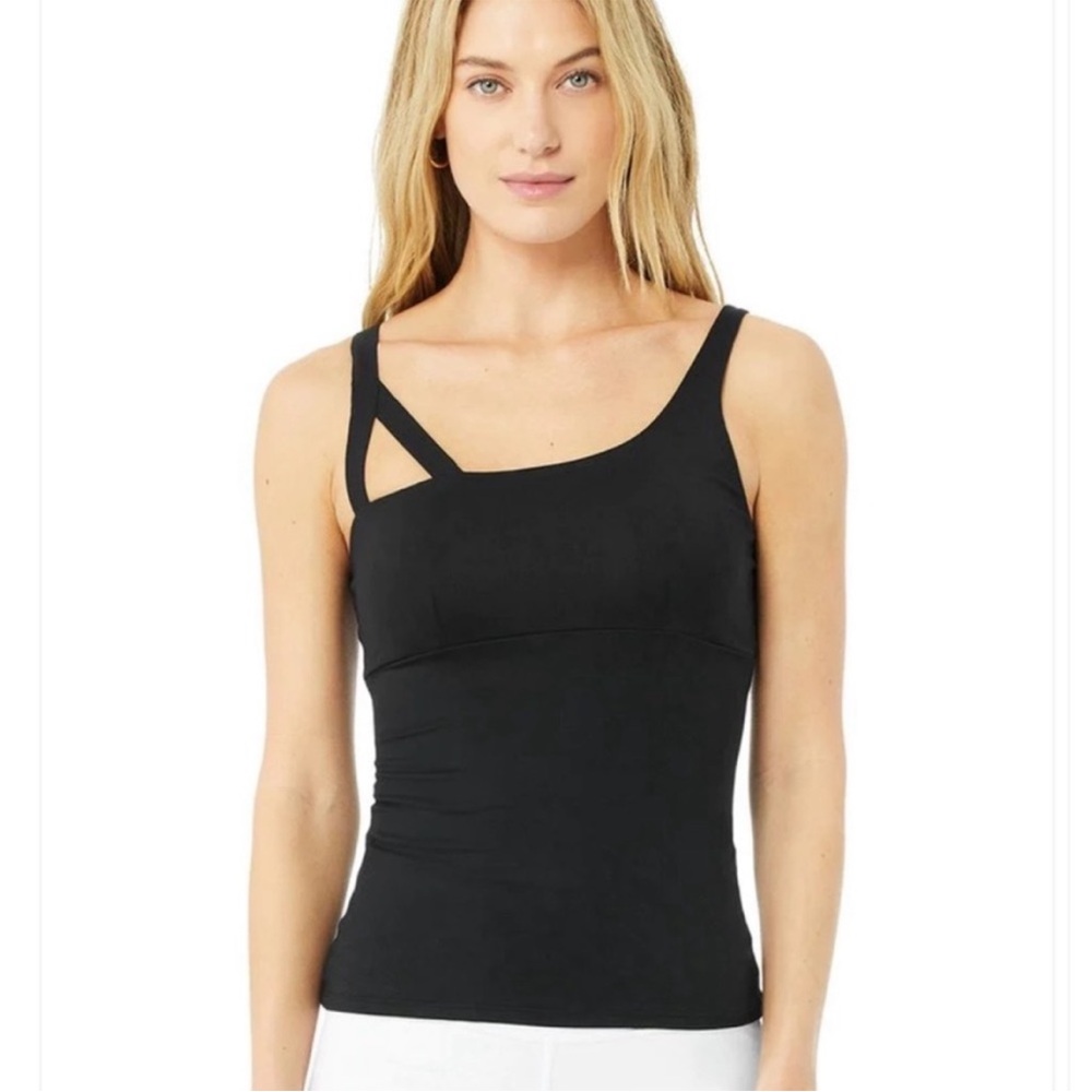 NWT ALO Yoga Repose Tank in Black | Small